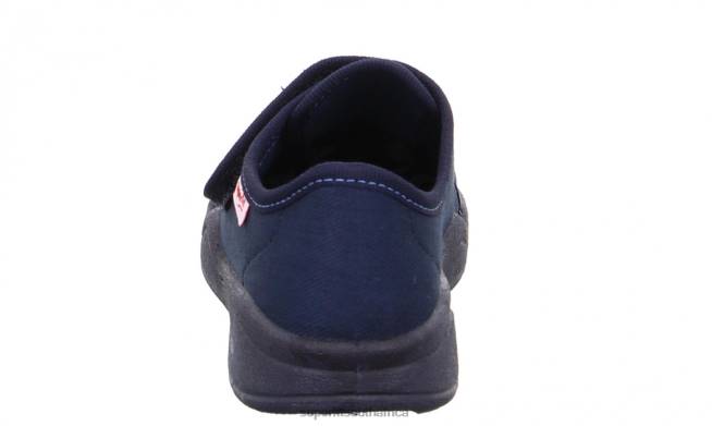 BENNY - Slipper with Velcro Fastener Babies Blue/White NLL072 Superfit Slippers