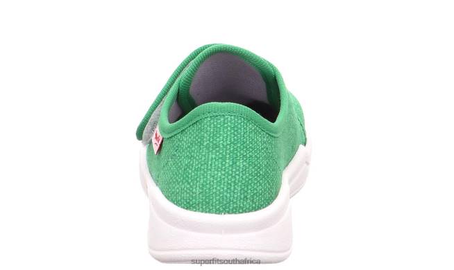 BENNY - Slipper with Velcro Fastener Babies Green/Orange NLL066 Superfit Slippers