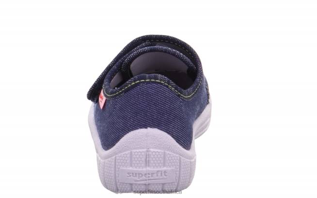 BILL - Slipper with Velcro Fastener Babies Blue NLL0154 Superfit Slippers