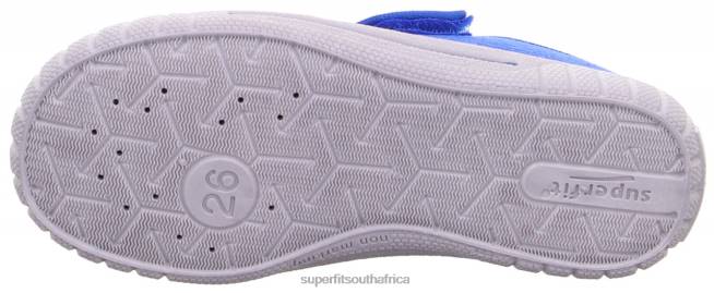 BILL - Slipper with Velcro Fastener Babies Blue/White NLL096 Superfit Slippers