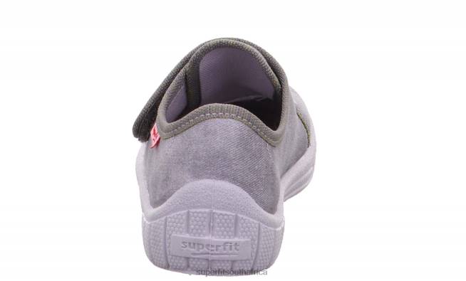 BILL - Slipper with Velcro Fastener Babies Grey NLL0138 Superfit Slippers