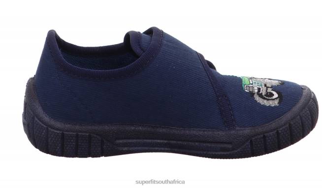 BILL - Slipper with Velcro Fastener Babies Ocean NLL022 Superfit Slippers