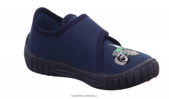 BILL - Slipper with Velcro Fastener Babies Ocean NLL022 Superfit Slippers