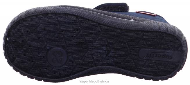 BILL - Slipper with Velcro Fastener Babies Ocean NLL022 Superfit Slippers