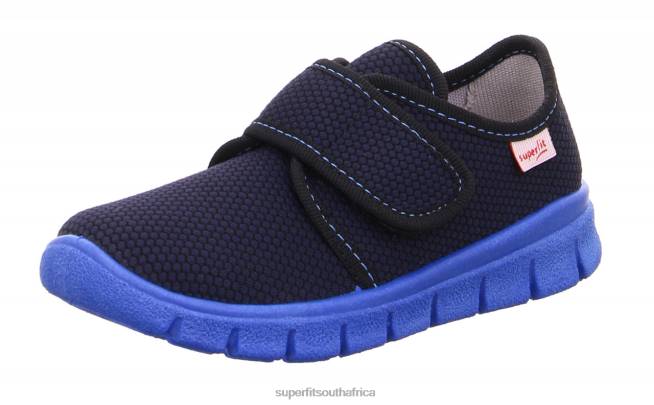 BOBBY - Slipper with Velcro Fastener Toddlers Blue NLL0560 Superfit Slippers