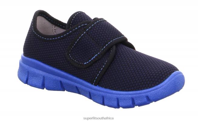 BOBBY - Slipper with Velcro Fastener Toddlers Blue NLL0560 Superfit Slippers