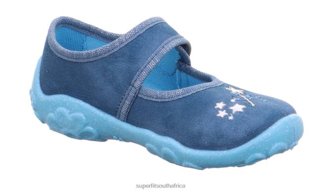 BONNY - Slipper with Velcro Fastener Babies Blue NLL0106 Superfit Slippers