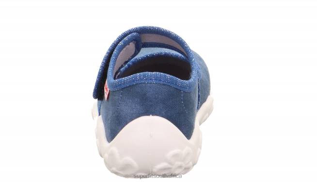 BONNY - Slipper with Velcro Fastener Babies Blue NLL011 Superfit Slippers