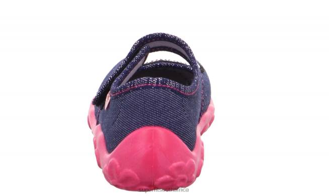 BONNY - Slipper with Velcro Fastener Babies Blue NLL0128 Superfit Slippers