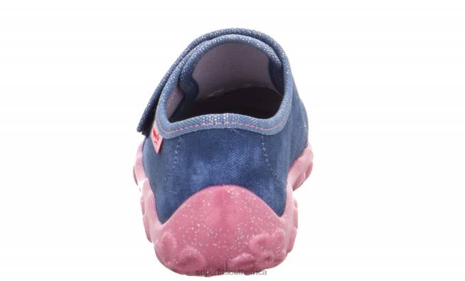 BONNY - Slipper with Velcro Fastener Babies Blue NLL0133 Superfit Slippers