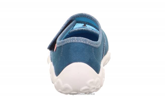 BONNY - Slipper with Velcro Fastener Babies Blue NLL023 Superfit Slippers