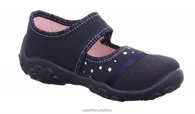 BONNY - Slipper with Velcro Fastener Babies Blue NLL094 Superfit Slippers