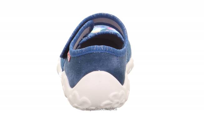 BONNY - Slipper with Velcro Fastener Babies Blue NLL095 Superfit Slippers