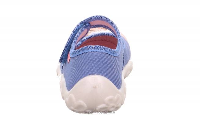 BONNY - Slipper with Velcro Fastener Babies Blue/Multicoloured NLL0145 Superfit Slippers