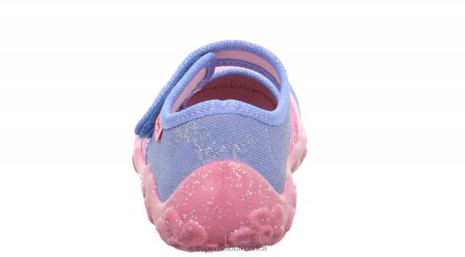 BONNY - Slipper with Velcro Fastener Babies Blue/Pink NLL0131 Superfit Slippers