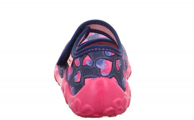 BONNY - Slipper with Velcro Fastener Babies Blue/Pink NLL0159 Superfit Slippers