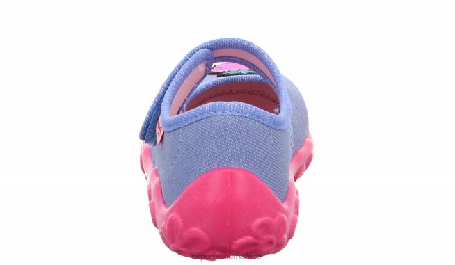 BONNY - Slipper with Velcro Fastener Babies Blue/Pink NLL055 Superfit Slippers