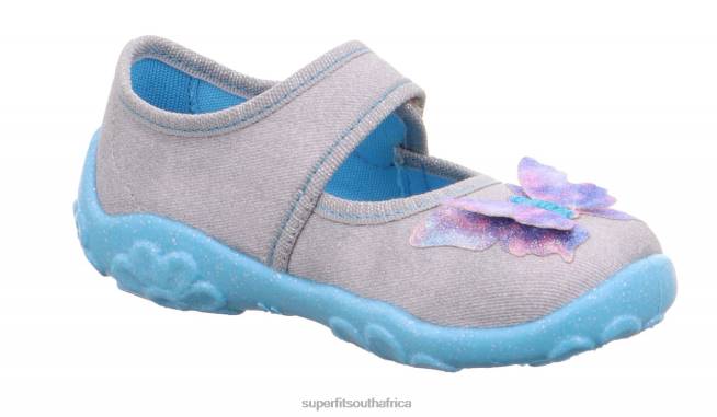 BONNY - Slipper with Velcro Fastener Babies Grey NLL0119 Superfit Slippers