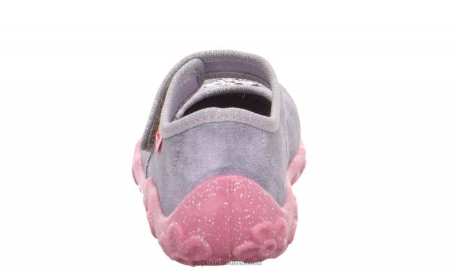 BONNY - Slipper with Velcro Fastener Babies Grey NLL0149 Superfit Slippers