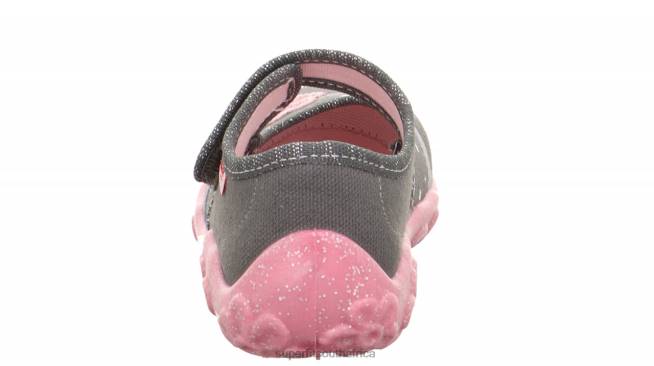 BONNY - Slipper with Velcro Fastener Babies Grey NLL061 Superfit Slippers