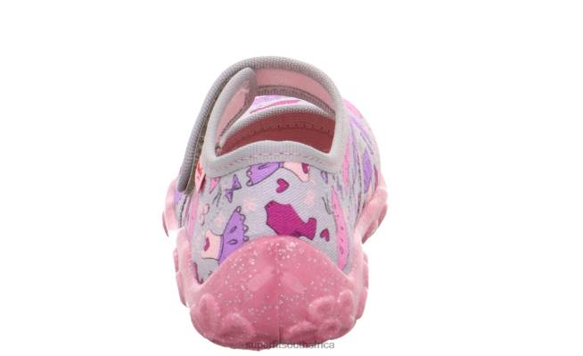 BONNY - Slipper with Velcro Fastener Babies Grey/Multicoloured NLL0105 Superfit Slippers