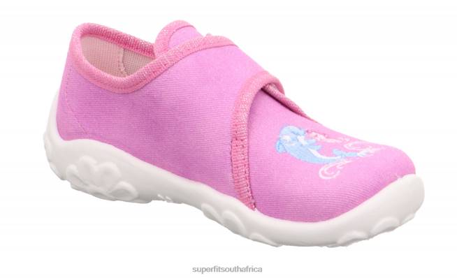 BONNY - Slipper with Velcro Fastener Babies Pink NLL044 Superfit Slippers