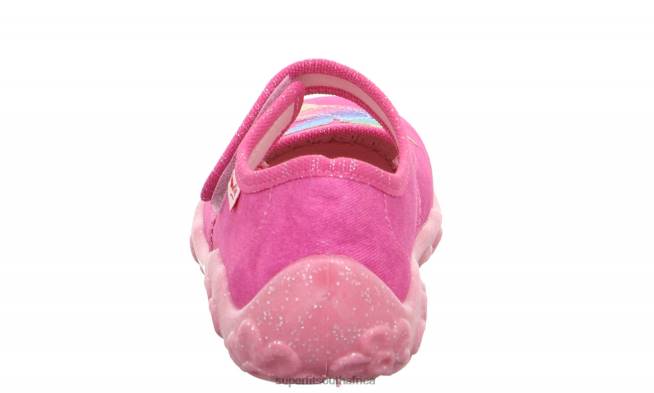 BONNY - Slipper with Velcro Fastener Babies Pink/Multi Coloure NLL040 Superfit Slippers