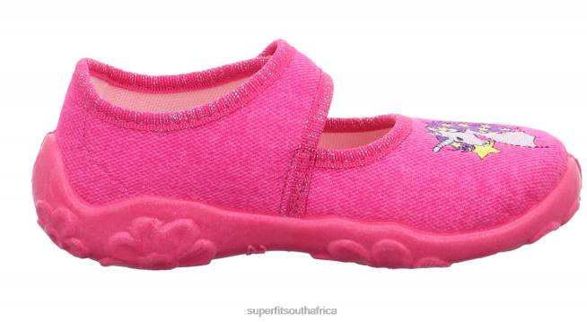 BONNY - Slipper with Velcro Fastener Babies Pink/Purple NLL019 Superfit Slippers