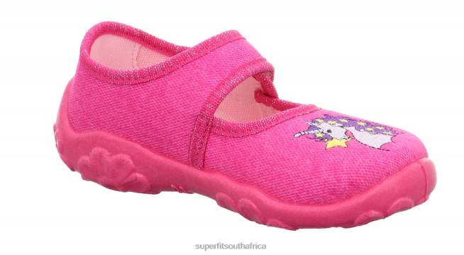 BONNY - Slipper with Velcro Fastener Babies Pink/Purple NLL019 Superfit Slippers