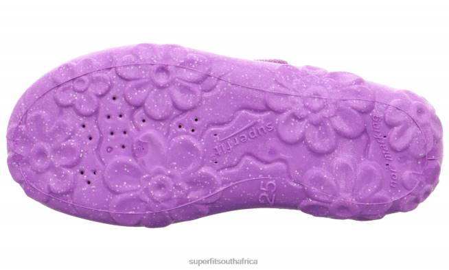 BONNY - Slipper with Velcro Fastener Babies Purple NLL0124 Superfit Slippers