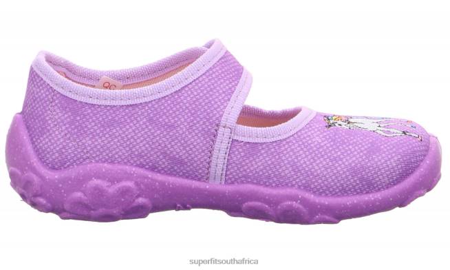 BONNY - Slipper with Velcro Fastener Babies Purple NLL0126 Superfit Slippers