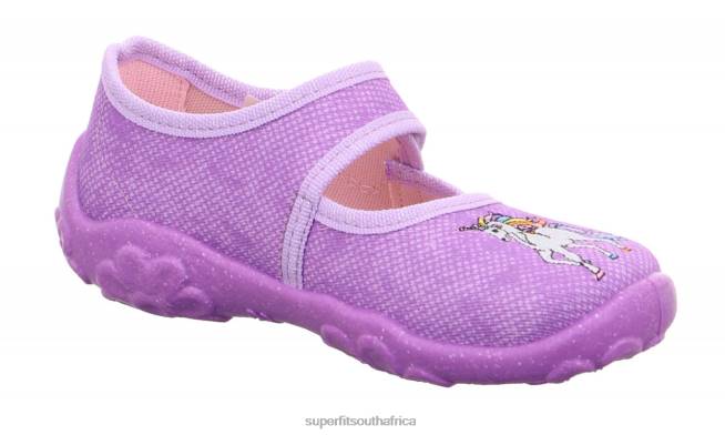 BONNY - Slipper with Velcro Fastener Babies Purple NLL0126 Superfit Slippers