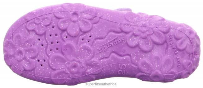 BONNY - Slipper with Velcro Fastener Babies Purple NLL0126 Superfit Slippers