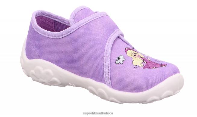 BONNY - Slipper with Velcro Fastener Babies Purple NLL0164 Superfit Slippers