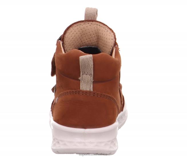 BREEZE - Sneakers high with Velcro Fastener Babies Brown/Beige NLL0405 Superfit High Sneakers