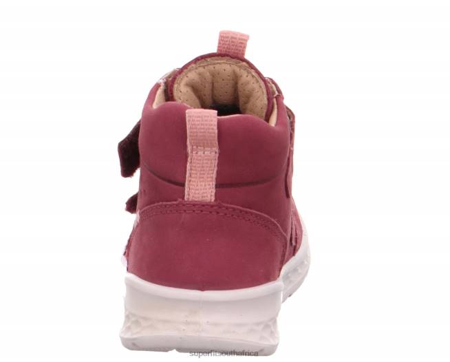 BREEZE - Sneakers high with Velcro Fastener Babies Pink/Orange NLL0433 Superfit High Sneakers