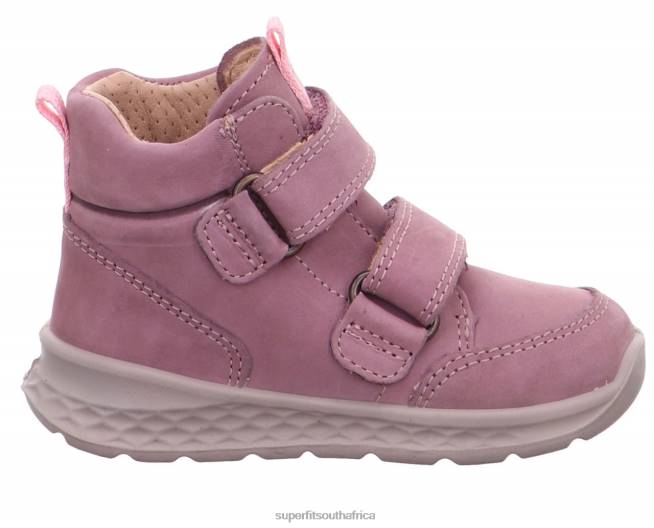 BREEZE - Sneakers high with Velcro Fastener Babies Purple/Pink NLL0371 Superfit High Sneakers