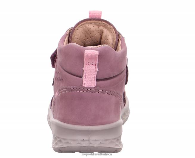 BREEZE - Sneakers high with Velcro Fastener Babies Purple/Pink NLL0371 Superfit High Sneakers