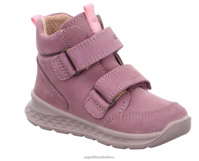 BREEZE - Sneakers high with Velcro Fastener Babies Purple/Pink NLL0371 Superfit High Sneakers