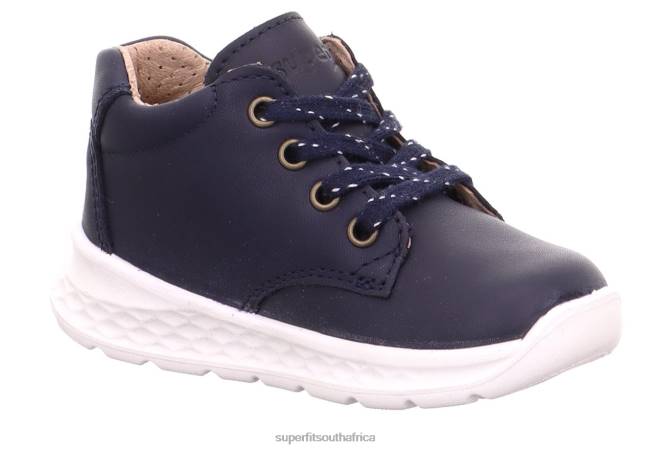 BREEZE - Sneakers low with Lacing Babies Blue NLL0249 Superfit Low Sneakers