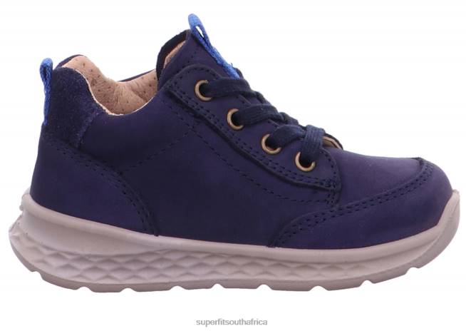 BREEZE - Sneakers low with Lacing Babies Blue NLL0397 Superfit Low Sneakers