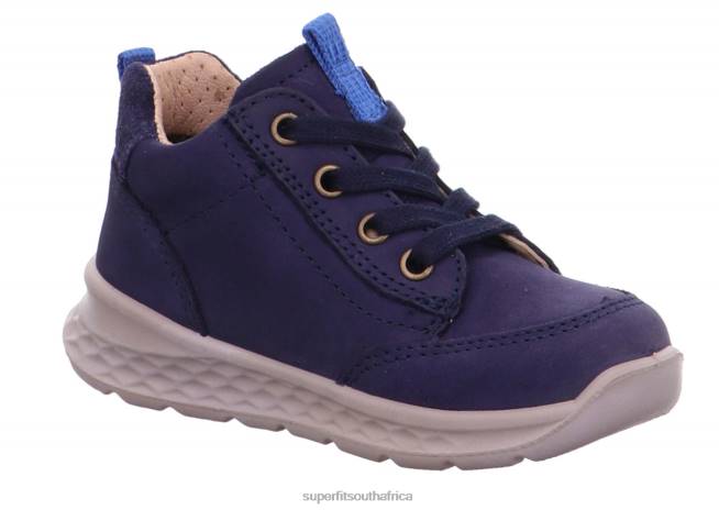 BREEZE - Sneakers low with Lacing Babies Blue NLL0397 Superfit Low Sneakers