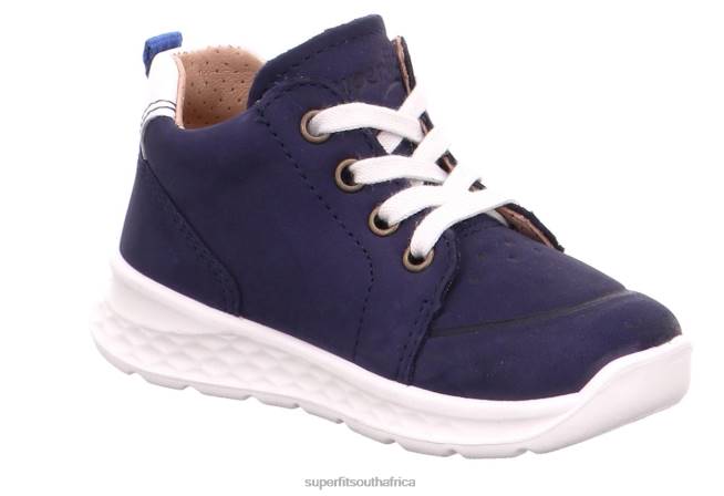 BREEZE - Sneakers low with Lacing Babies Blue/Light Blue NLL0253 Superfit Low Sneakers