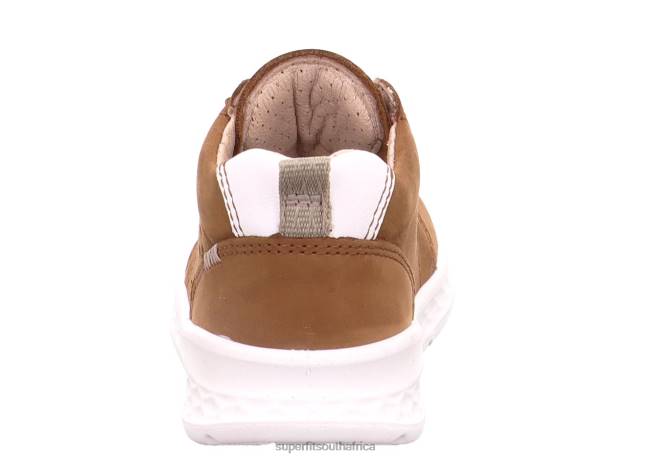 BREEZE - Sneakers low with Lacing Babies Brown/Beige NLL0295 Superfit Low Sneakers