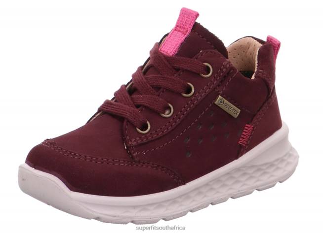 BREEZE - Sneakers low with Lacing Babies Red/Pink NLL0428 Superfit Low Sneakers