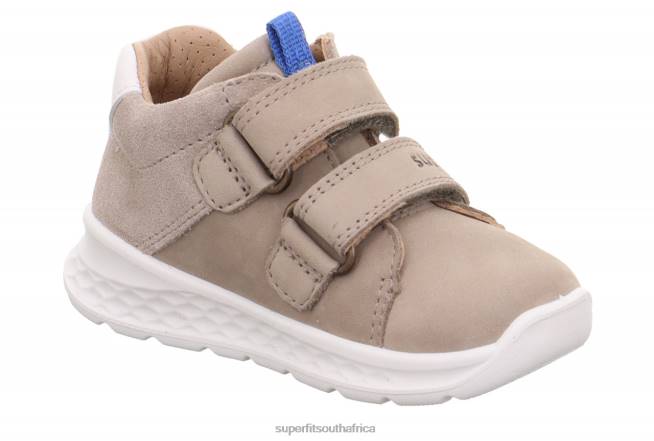 BREEZE - Sneakers low with Velcro Fastener Babies Beige/Blue NLL0260 Superfit Low Sneakers