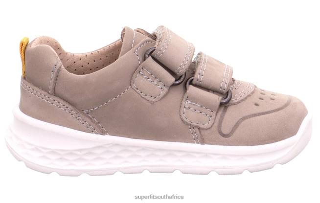 BREEZE - Sneakers low with Velcro Fastener Babies Beige/Yellow NLL0262 Superfit Low Sneakers