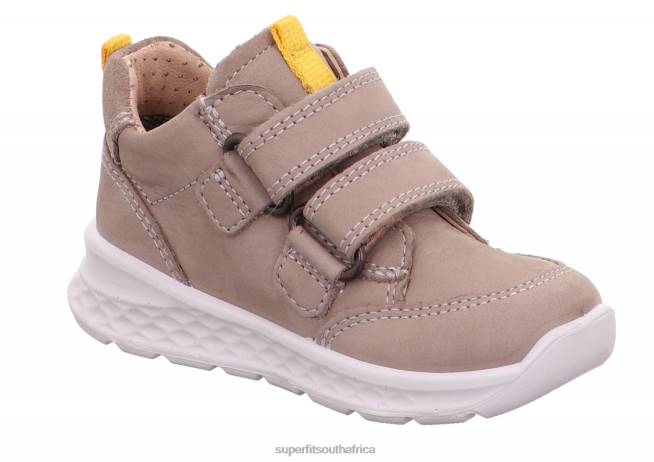 BREEZE - Sneakers low with Velcro Fastener Babies Beige/Yellow NLL0291 Superfit Low Sneakers