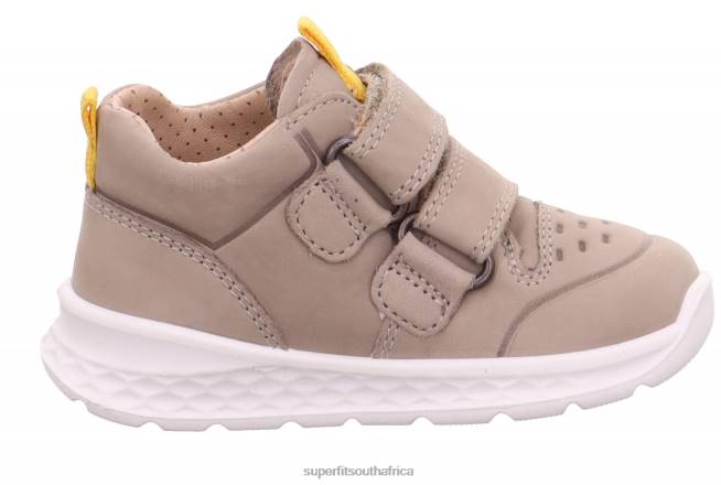 BREEZE - Sneakers low with Velcro Fastener Babies Beige/Yellow NLL0303 Superfit Low Sneakers