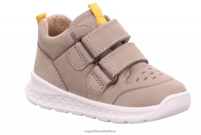 BREEZE - Sneakers low with Velcro Fastener Babies Beige/Yellow NLL0303 Superfit Low Sneakers